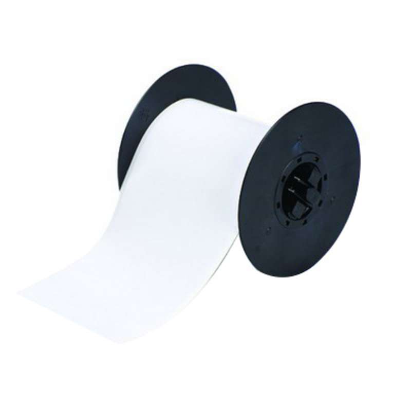BBP™31 Hi-Performance Polyester Tape, 4" x 100', 1 Roll, White Gloss